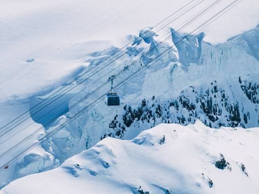 Matterhorn cable-car station in Zermatt