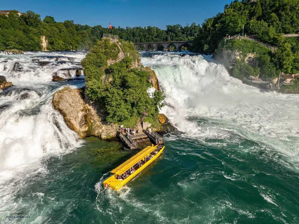 Rhine Falls in Switzerland